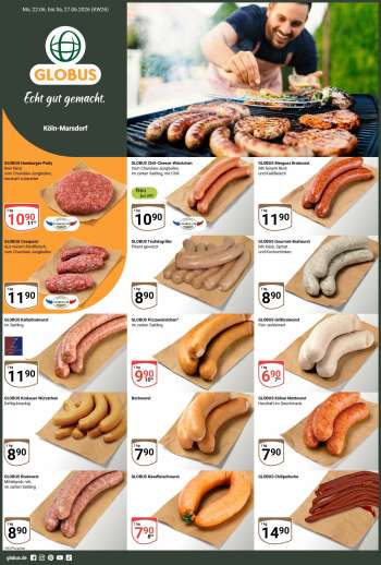 Prospekte Globus - 22.06.2026 - 27.06.2026.