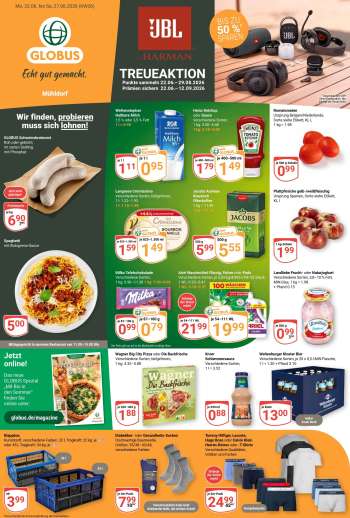 Prospekte Globus - 22.06.2026 - 27.06.2026.
