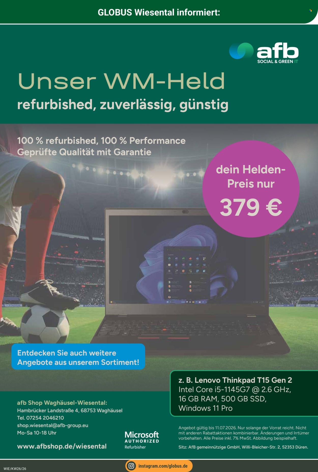 Globus Prospekte  - 22.06.2026 - 27.06.2026. Seite 26