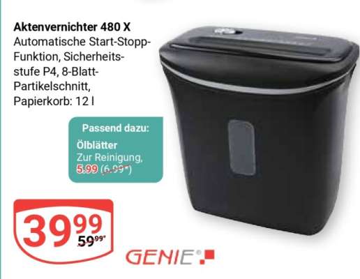 Aktenvernichter 480 X