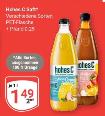 Hohes C Saft