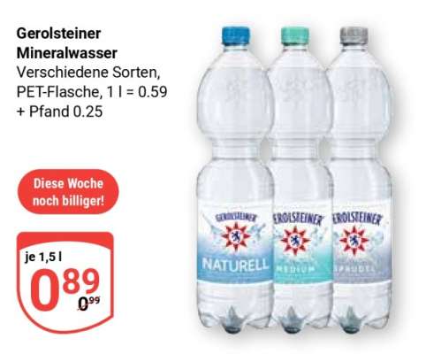 Gerolsteiner Mineralwasser