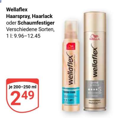 Wellaflex Haarspray, Haarlack oder Schaumfestiger