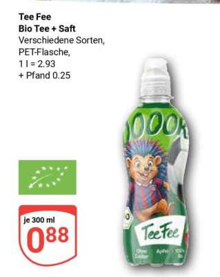 Tee Fee Bio Tee + Saft
