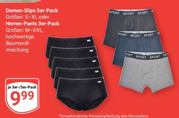 Damen-Slips 5er-Pack