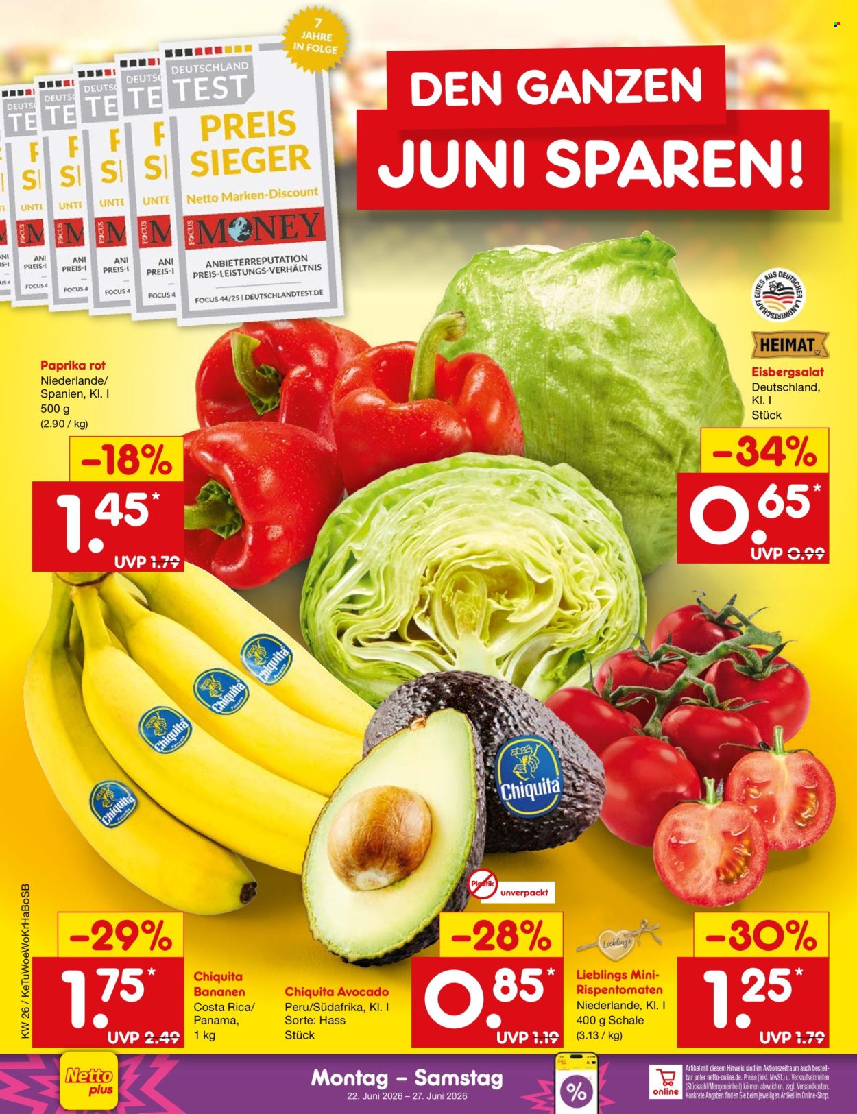 Netto Marken-Discount Prospekte  - 22.06.2026 - 27.06.2026. Seite 8