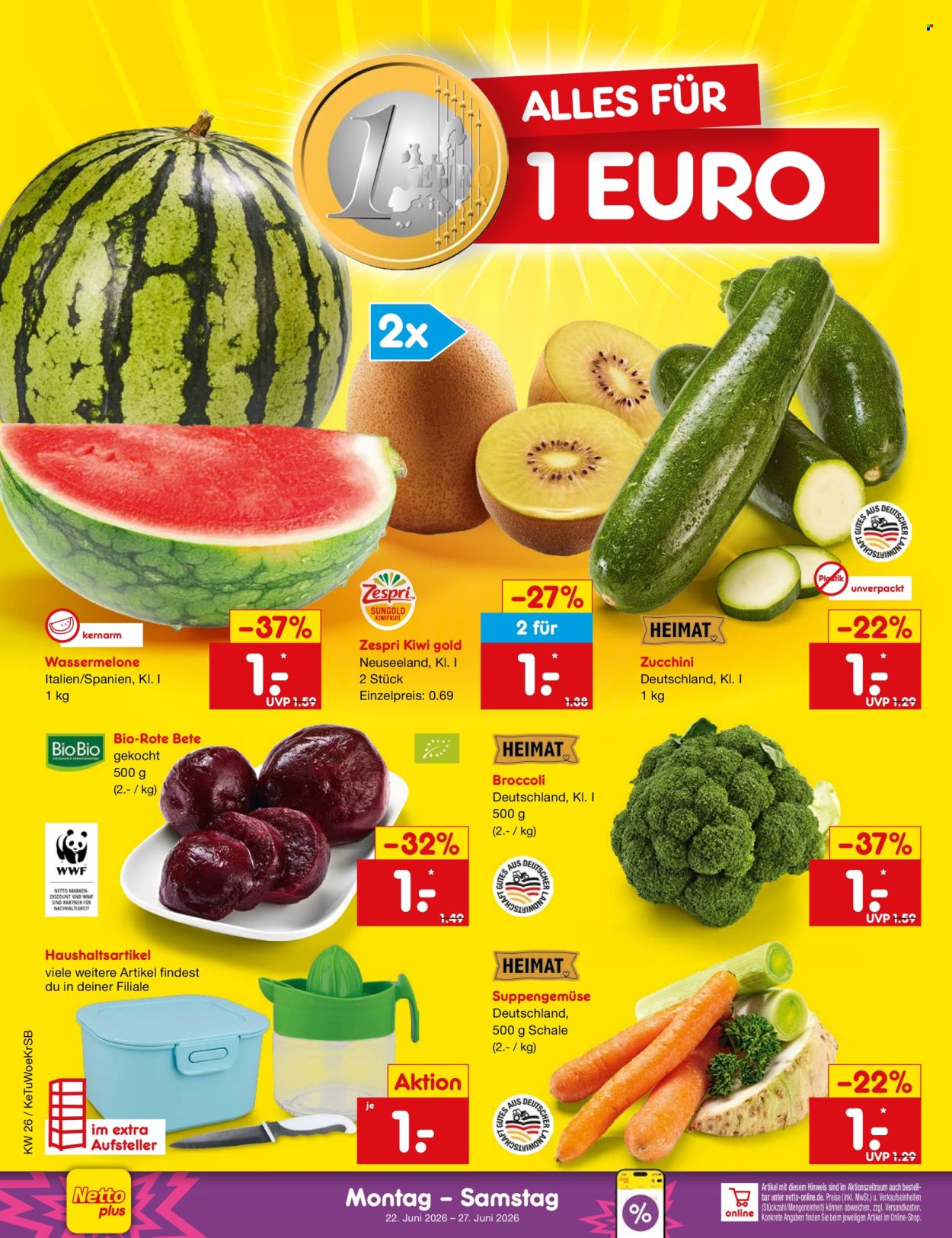 Netto Marken-Discount Prospekte  - 22.06.2026 - 27.06.2026. Seite 20
