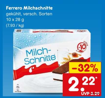 Ferrero Milchschnitte