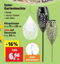 Solar-Gartenleuchte
