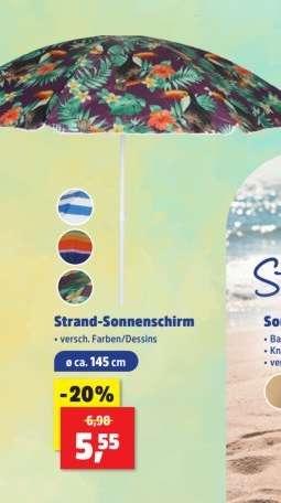 Strand-/Sonnenschirm
