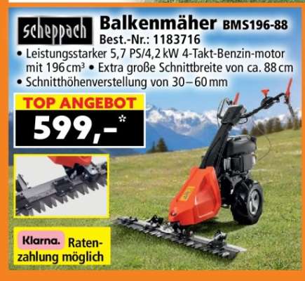 Balkenmäher BMS196-88