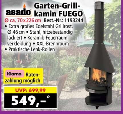 Garten-Grillkamin FUEGO