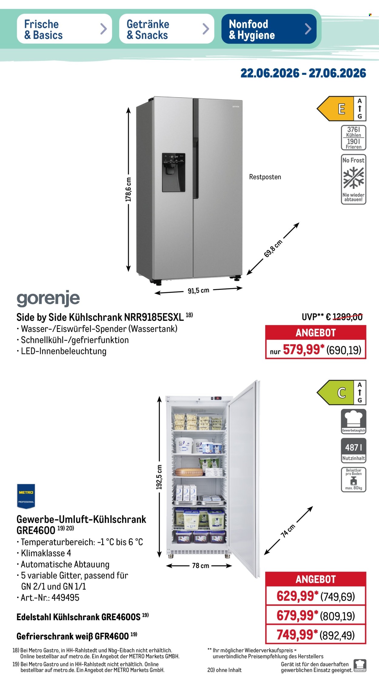 Metro Prospekte  - 22.06.2026 - 27.06.2026. Seite 10