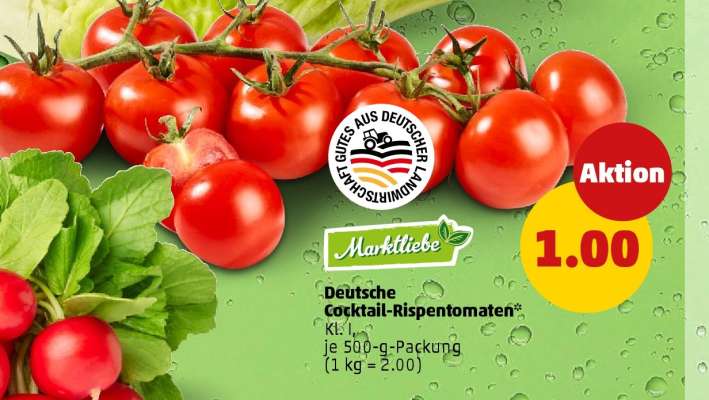 Deutsche Cocktail-Rispentomaten