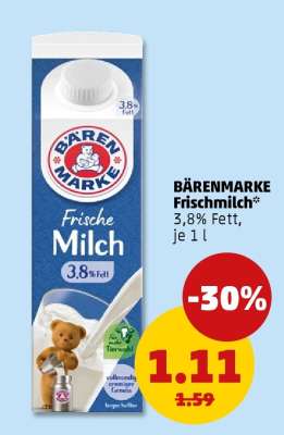 BÄRENMARKE Frischmilch
