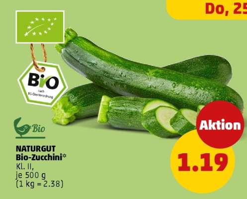 NATURGUT Bio-Zucchini