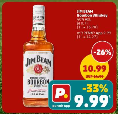 Jim Beam Bourbon-Whiskey