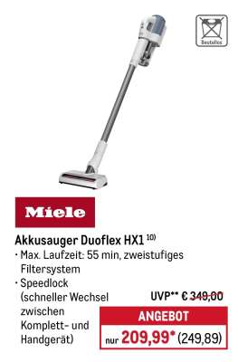 Akkusauger Duoflex HX1