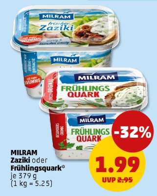 MILRAM Zaziki oder Frühlingsquark
