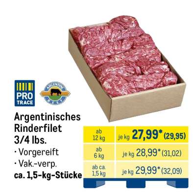 Argentinisches Rinderfilet