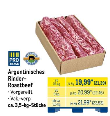 Argentinisches Rinder-Roastbeef