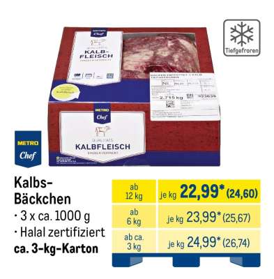 Kalbs-Bäckchen