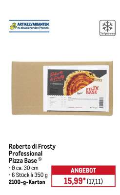 Roberto di Frosty Professional Pizza Base
