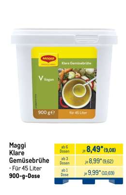 Maggi Klare Gemüsebrühe