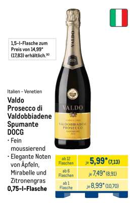 Valdo Prosecco di Valdobbiadene Spumante DOCG