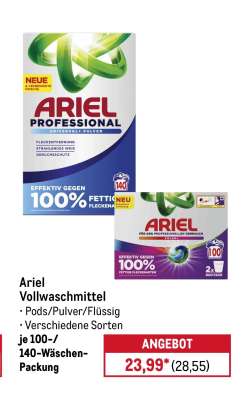 Ariel Vollwaschmittel