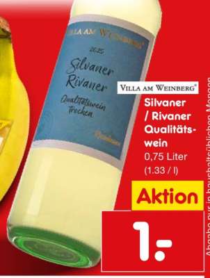 Silvaner / Rivaner Qualitätswein