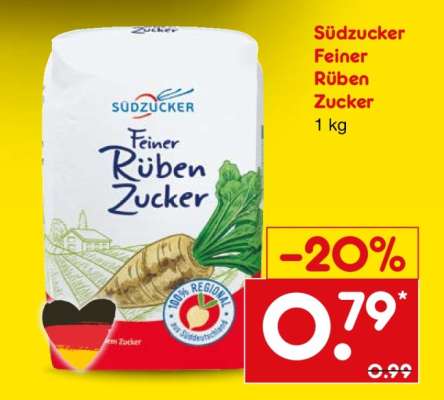 Südzucker Feiner Rüben Zucker