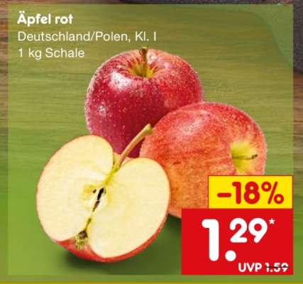 Äpfel rot