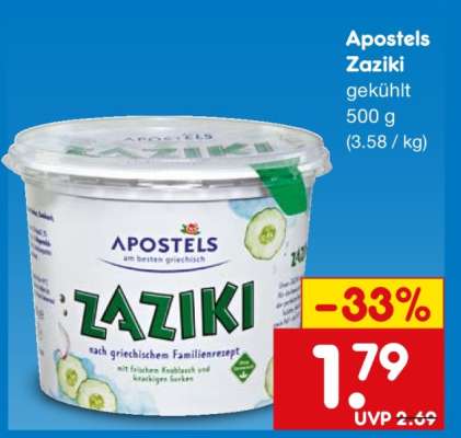 APOSTELS Zaziki