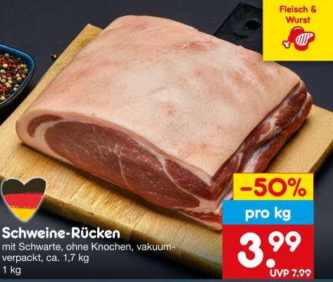Schweine-Rücken