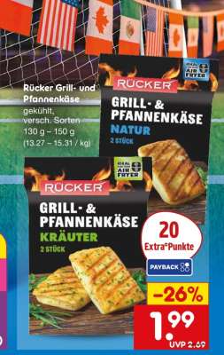 RÜCKER Grill- und Pfannenkäse