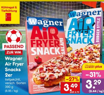Wagner Air Fryer Snacks 2er