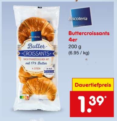 Buttercroissants 4er