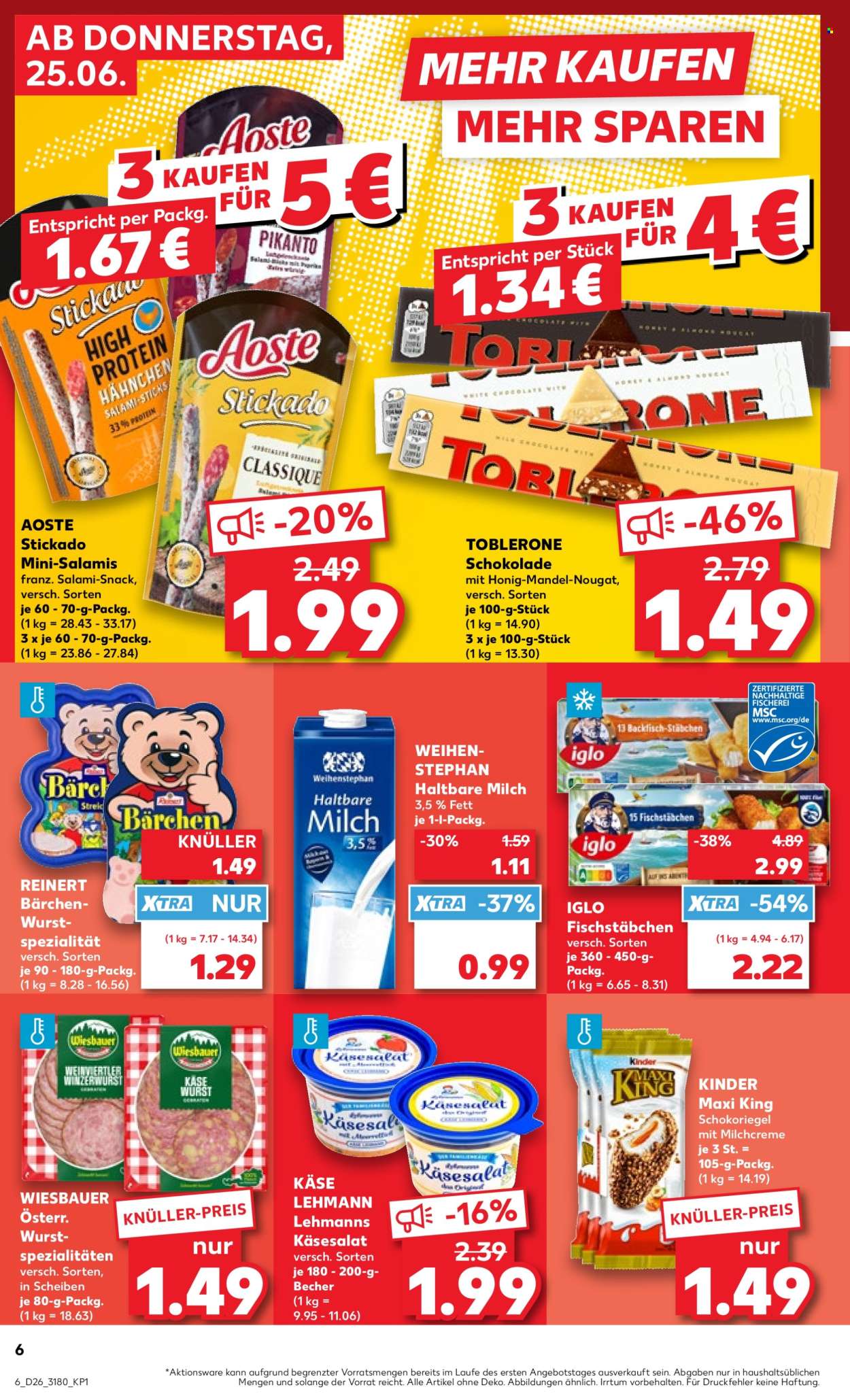 Leták Kaufland - 25.6.2026 - 1.7.2026. Strana 6