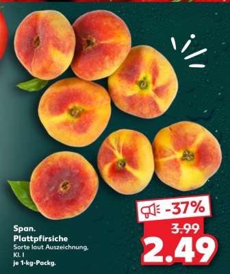 Span. Plattpfirsiche