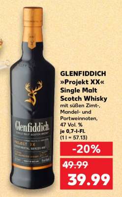 GLENFIDDICH »Projekt XX« Single Malt Scotch Whisky