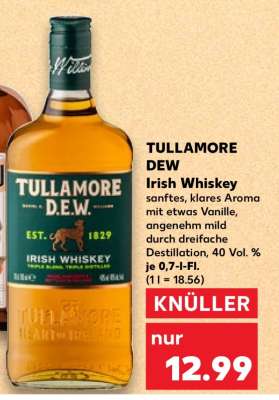 Tullamore Dew Irish Whiskey