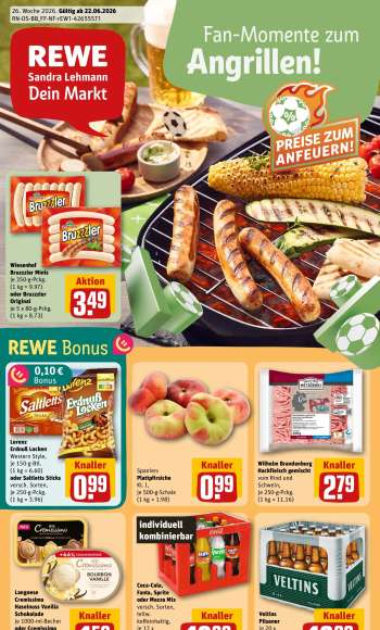 Prospekte REWE - 22.06.2026 - 28.06.2026.