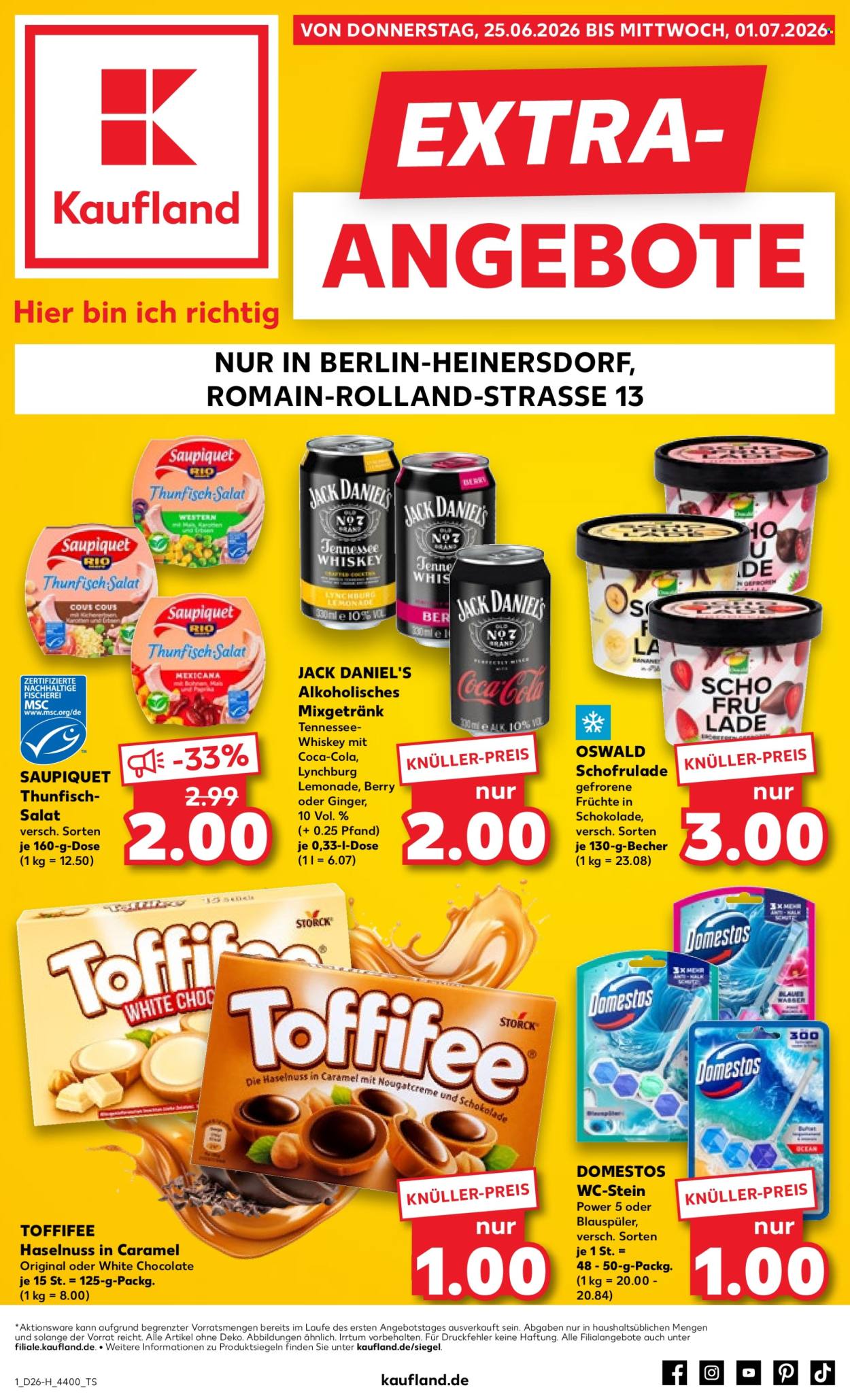 Kaufland Prospekte  - 25.06.2026 - 1.07.2026. Seite 1