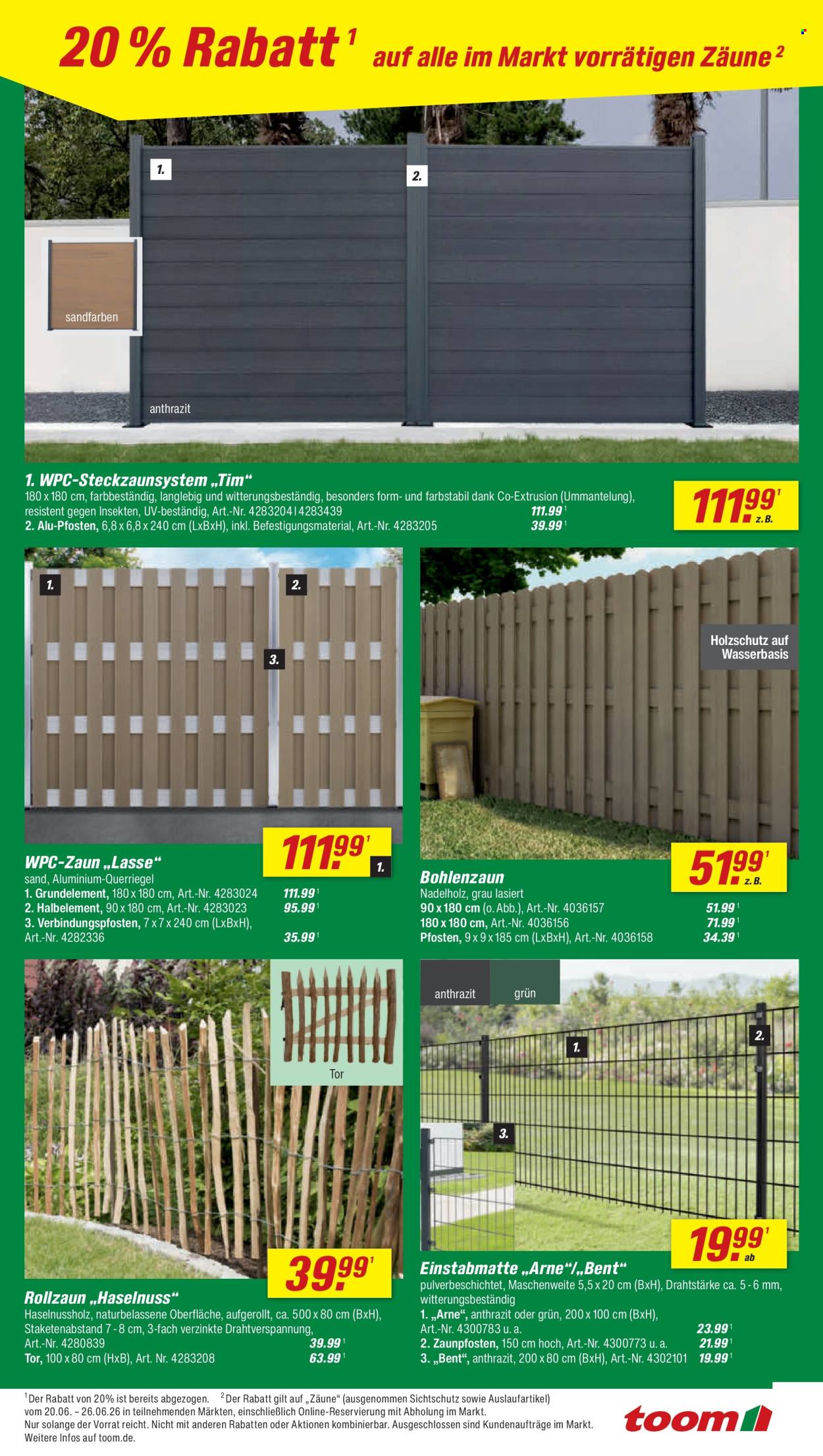 toom Baumarkt Prospekte  - 20.06.2026 - 26.06.2026. Seite 9