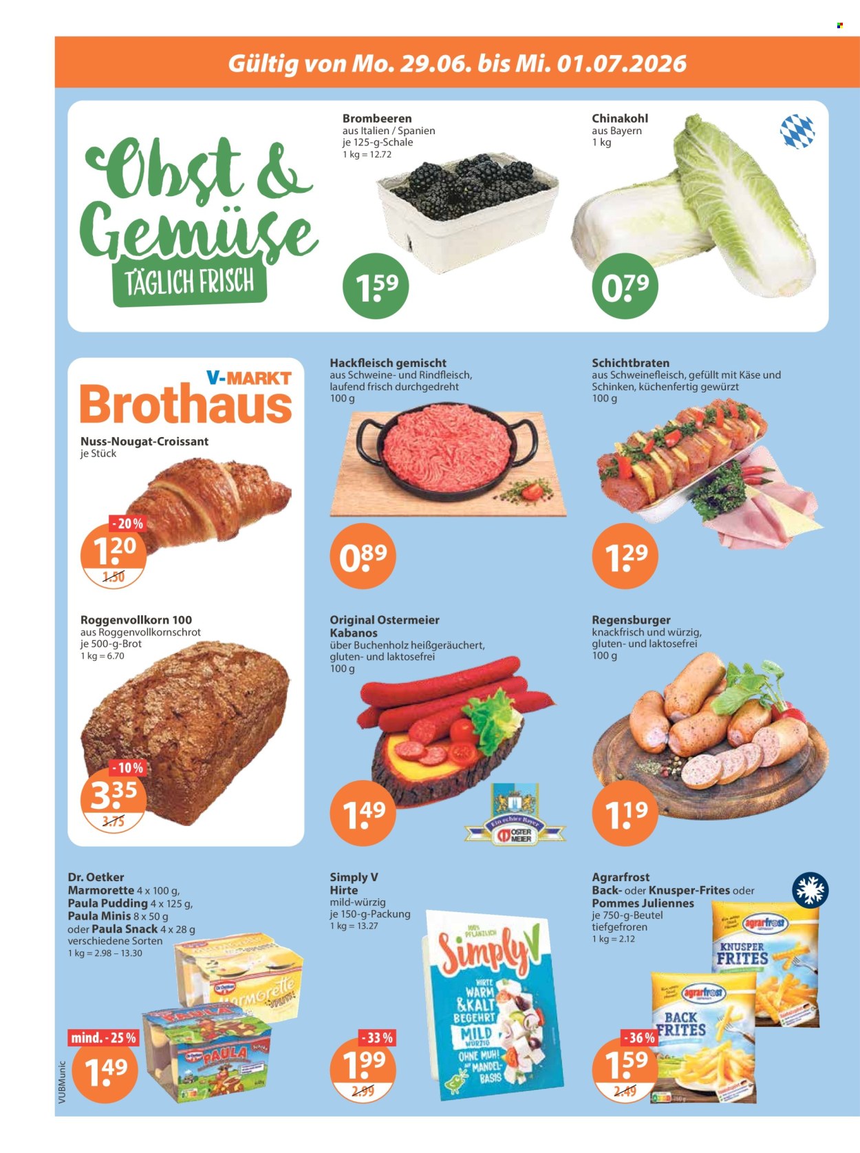 V-Markt Prospekte  - 29.06.2026 - 1.07.2026. Seite 2