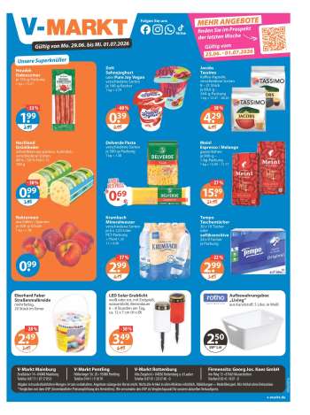 Prospekte V-Markt - 29.06.2026 - 1.07.2026.