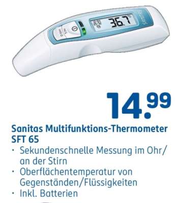 Sanitas Multifunktions-Thermometer SFT 65