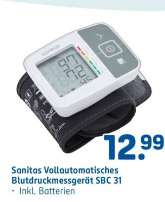 Sanitas Vollautomatisches Blutdruckmessgerät SBC 31