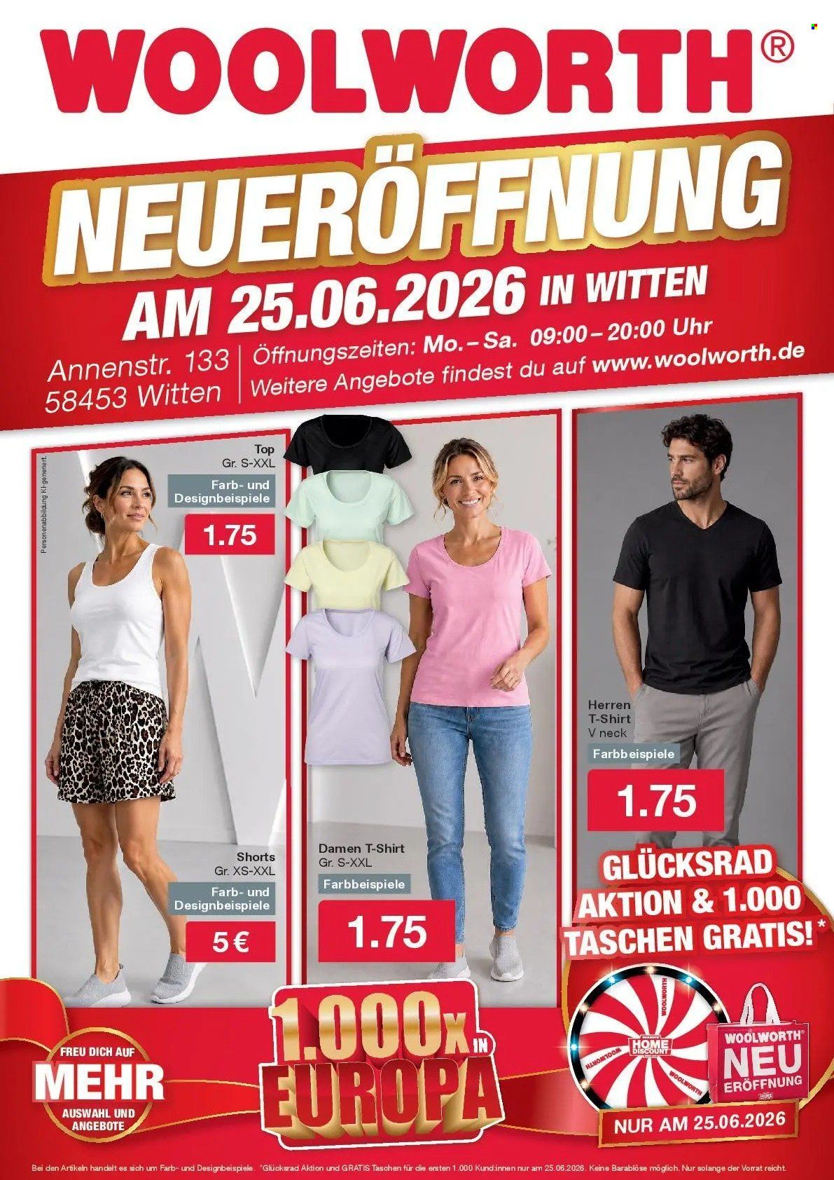 Woolworth Prospekte  - 25.06.2026 - 25.06.2026. Seite 1